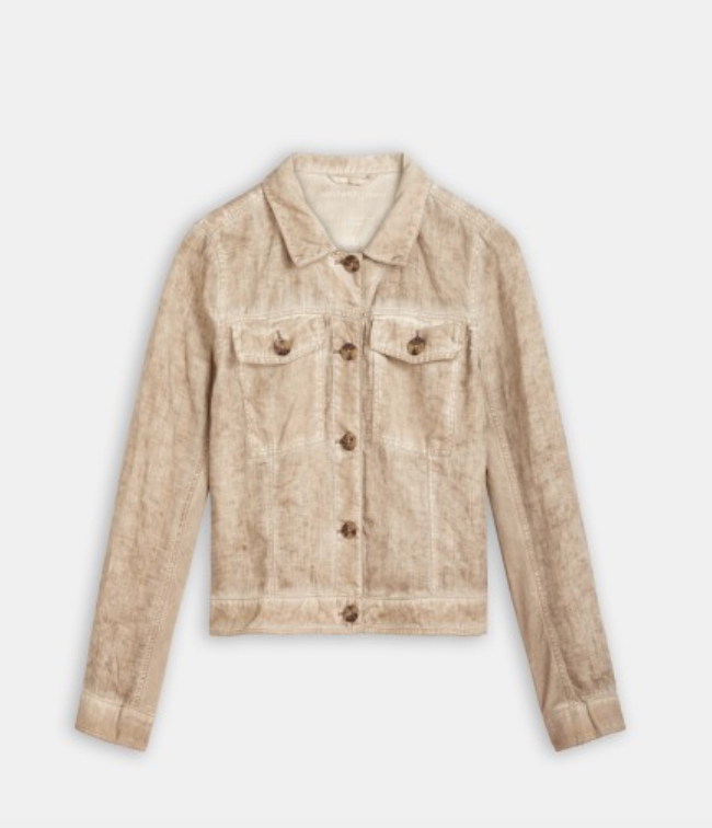 Sandwich Clothing Beige Linen Jacket 