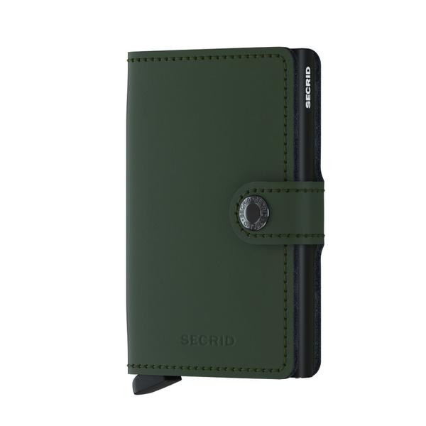 Secrid Mini Wallet Matt Green Black