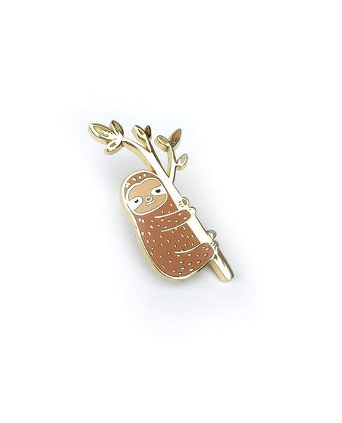 Tom Hardwick Sloth Enamel Pin Badge