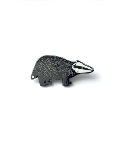 Tom Hardwick Badger Enamel Pin Badge