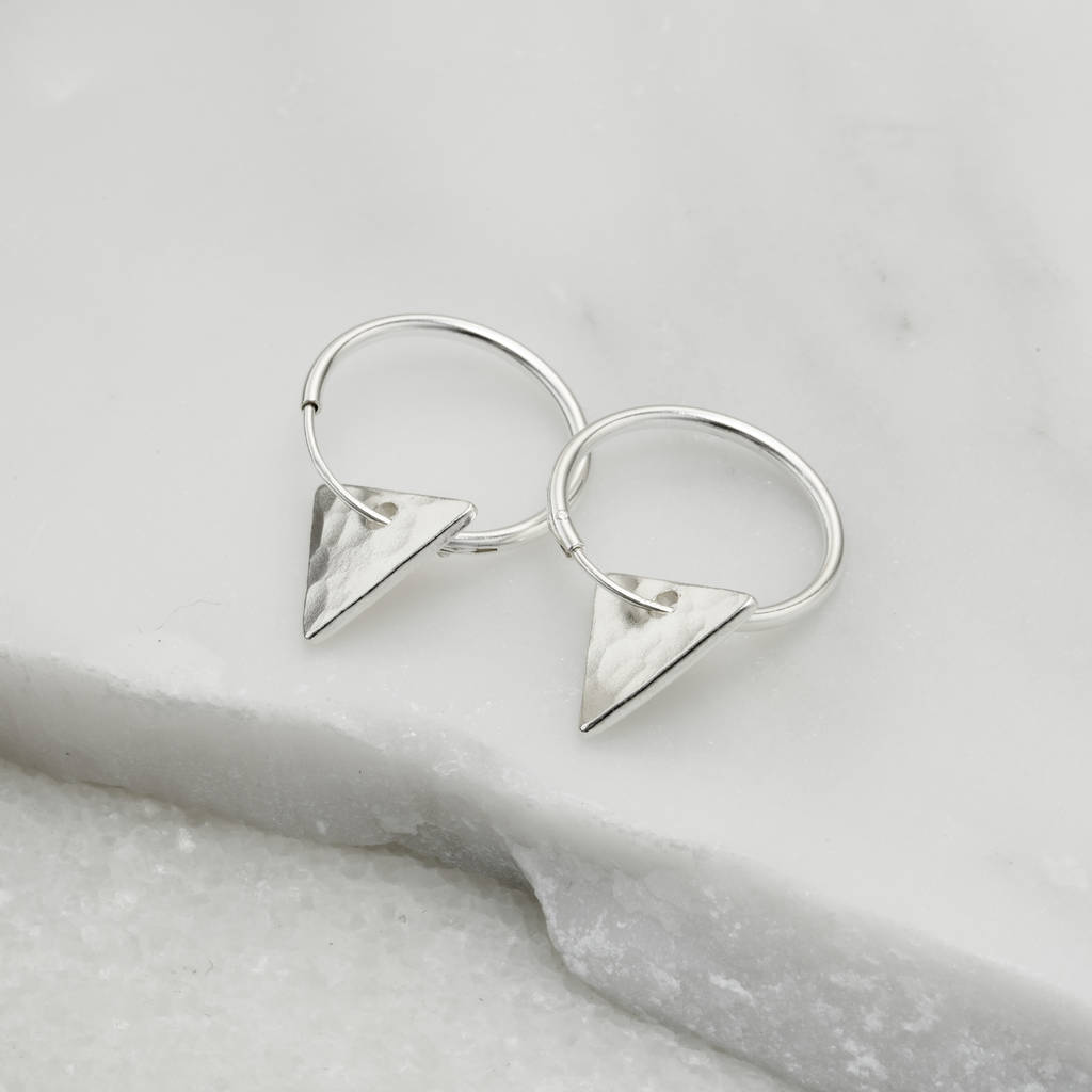 posh-totty-designs-silver-triangle-mini-hoop-earrings