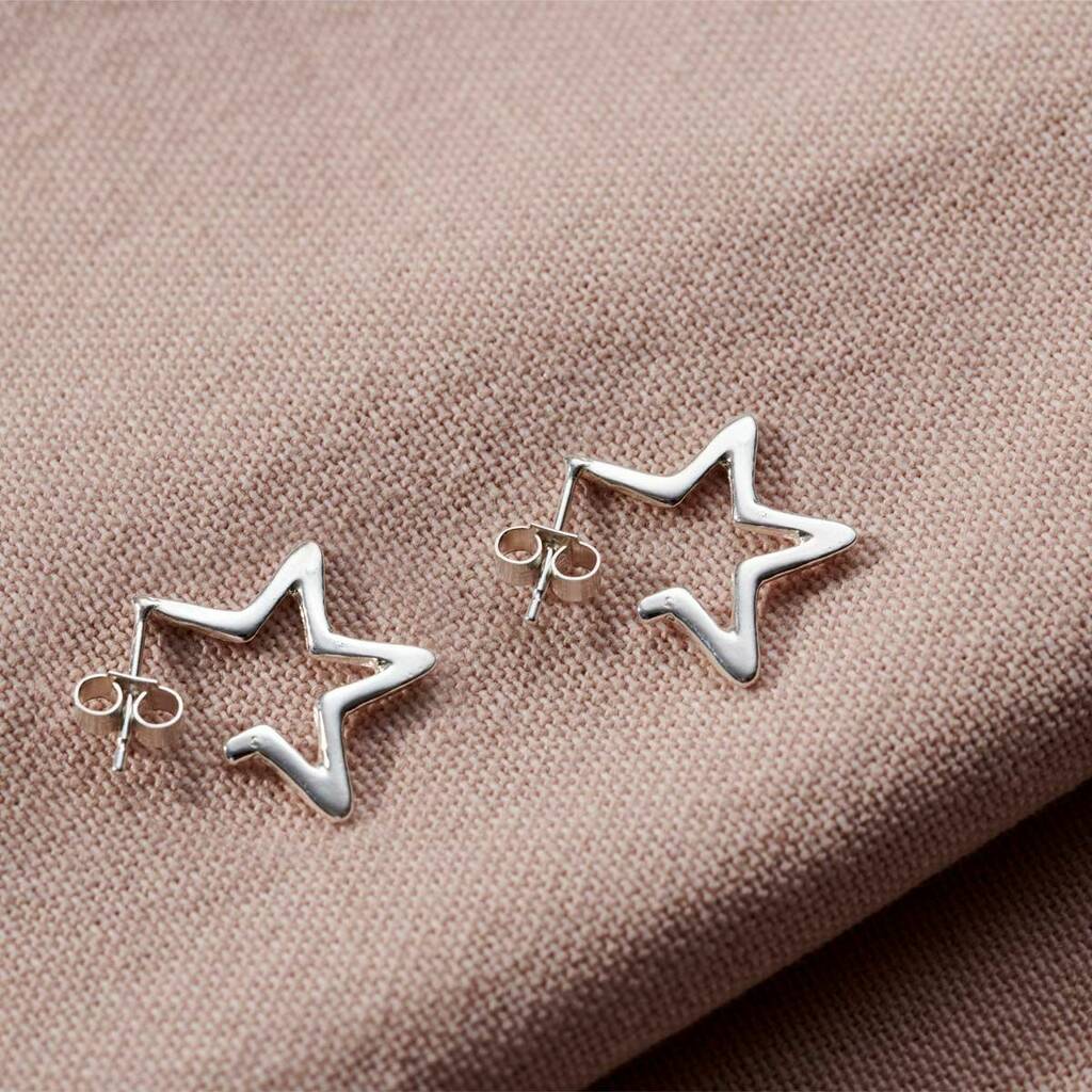 posh-totty-designs-silver-open-star-hoop-earrings