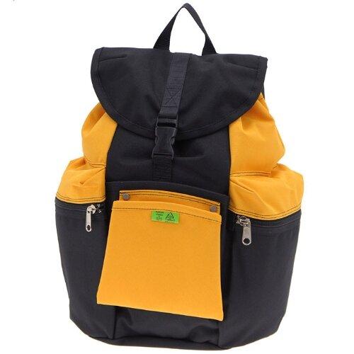 Japan-Best.net Porter Union Back Pack Black Yellow Pocket