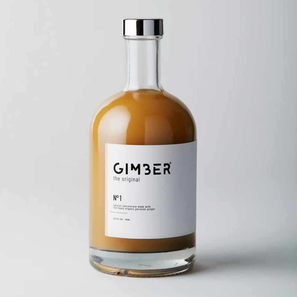 Gimber 700ml Alcohol Free Organic Ginger Concentrate Drink