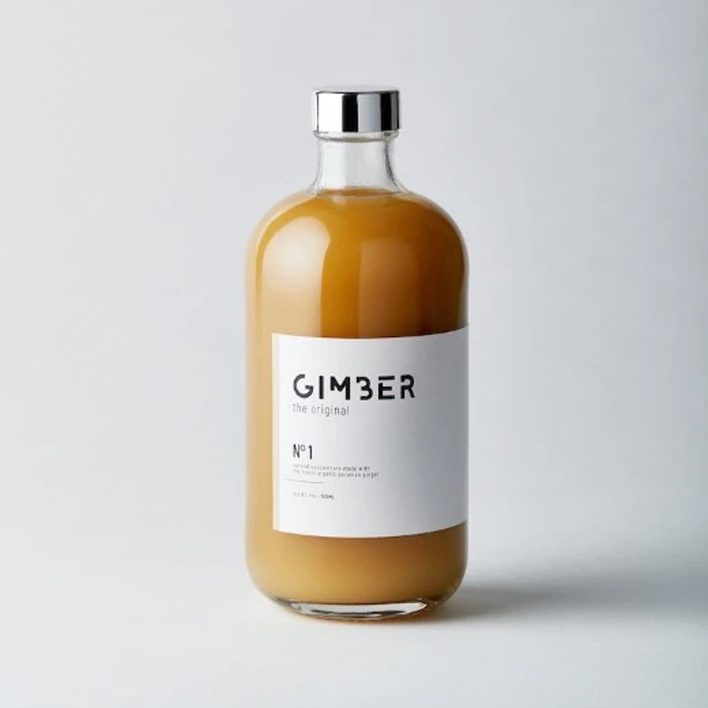 Gimber 500ml Alcohol Free Organic Ginger Concentrate Drink