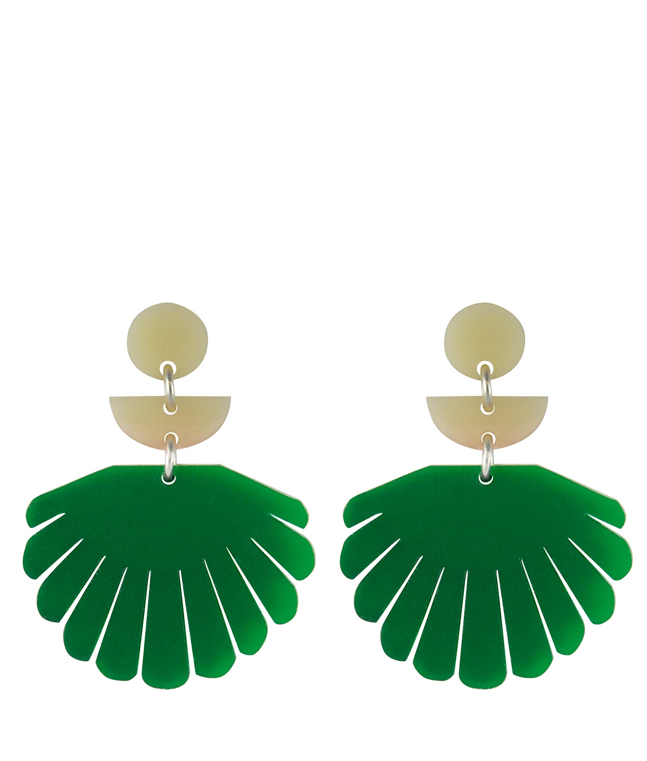 Orella Jewelry Salina Earrings - Frost Green