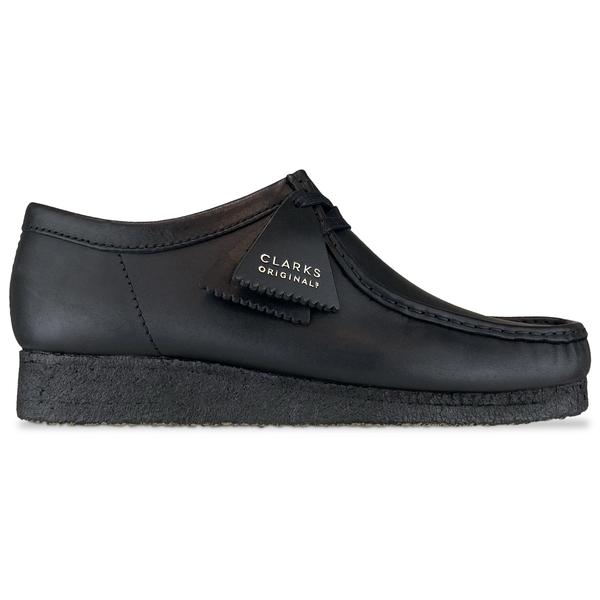 Clarks Originals New Wallabee Black Leather