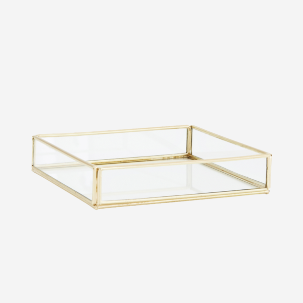 Madam Stoltz Quadratic Glass Tray