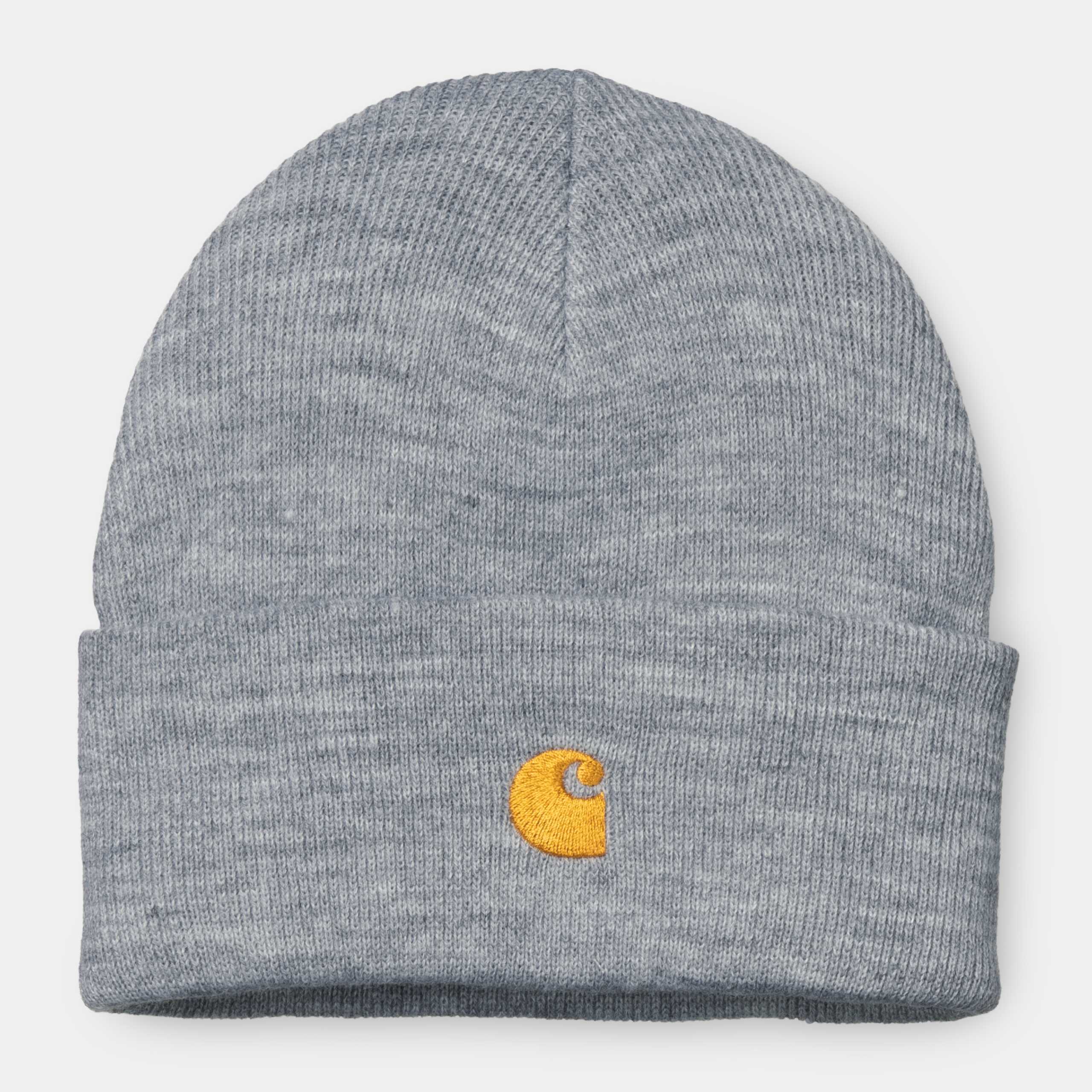 Carhartt Chase Beanie - Grey Heather / Gold