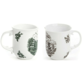 Seletti Hybrid Fedora Mug - Set of 2