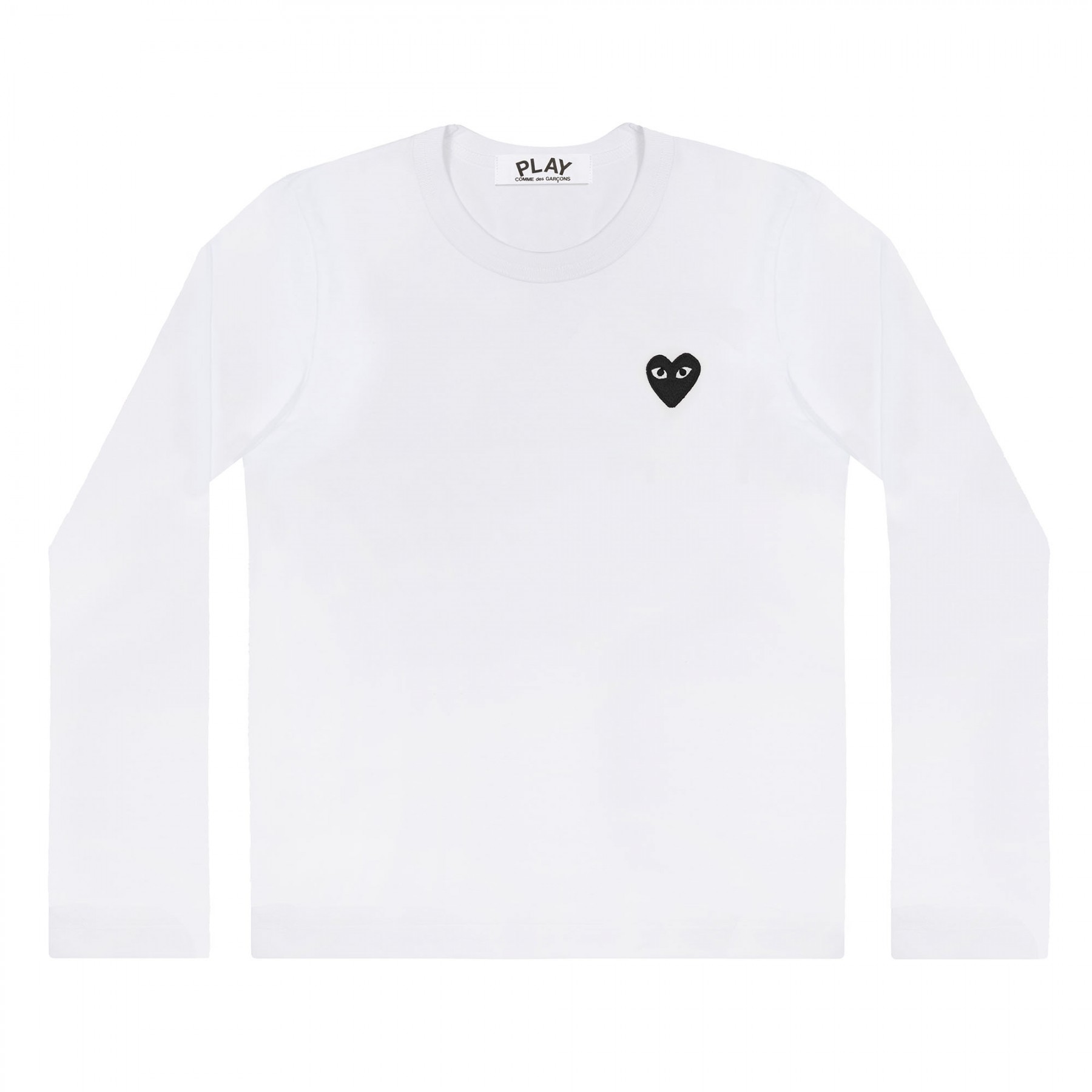 Comme Des Garcons Play Black Play T-Shirt White P1T120