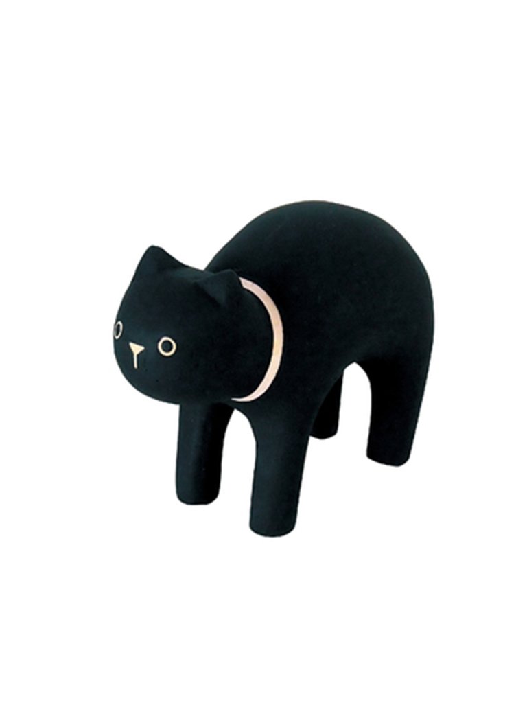 T-lab Wooden Black Cat