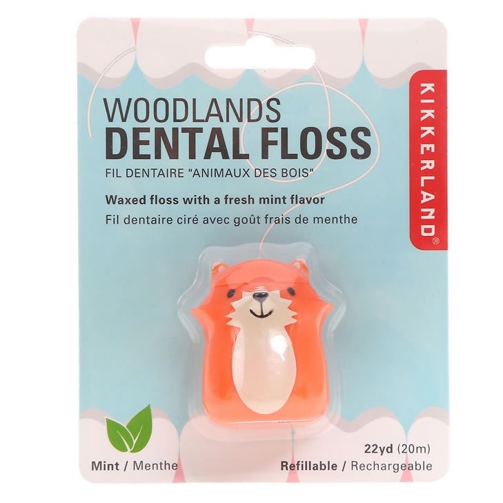 Kikkerland Design Dental Floos Woodlands