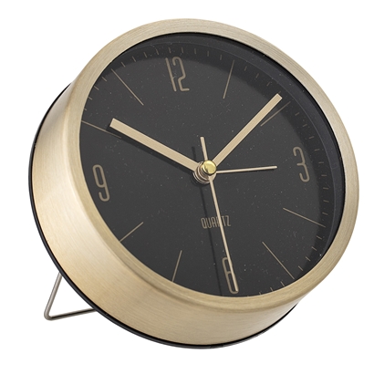 Bloomingville Table Clock Gold Aluminum