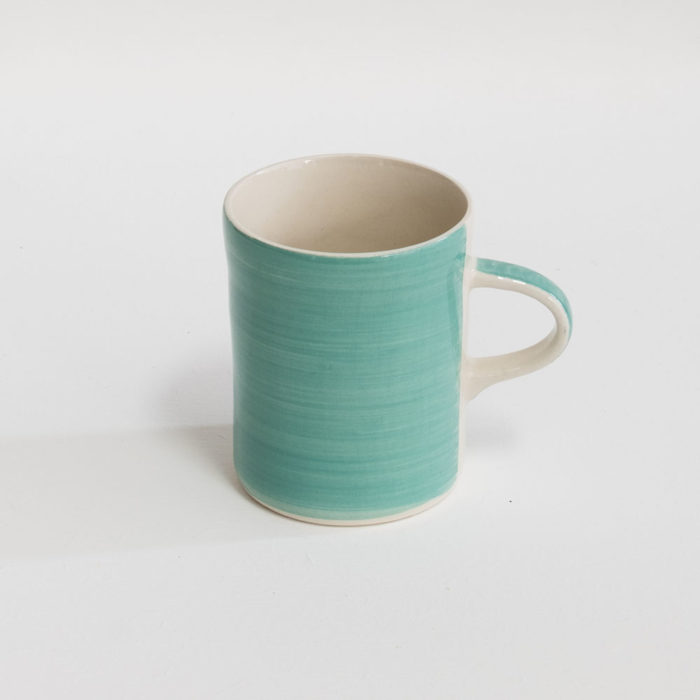 Musango Plain Wash Handmade Mint Demi Ceramic Mug