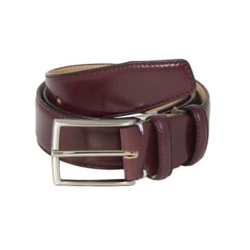 40 Colori Verona Leather Belt In Blue