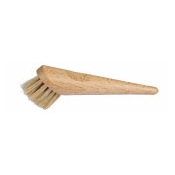 Redecker Luxury Wooden Shoe Polish Applicator Brush With Light Horse Hair