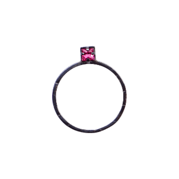 Blackbird Jewellery Shines Through The Darkness 3mm Pink Tourmaline Ring