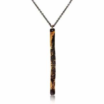 Window Dressing The Soul Silver Noli Timere Necklace In Metallic