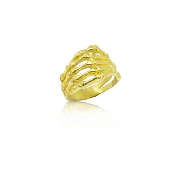 Collardmanson Gold Plated Skeleton Ring