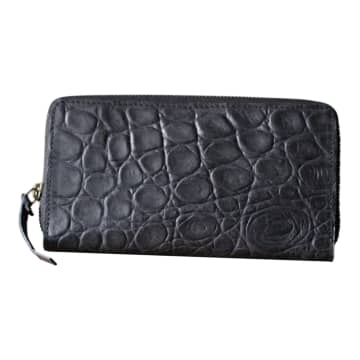 Collardmanson Black Crocodile Wallet