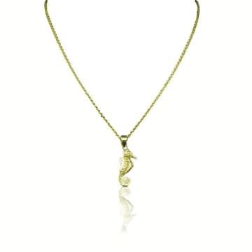 Collardmanson Gold Plated Seahorse Necklace