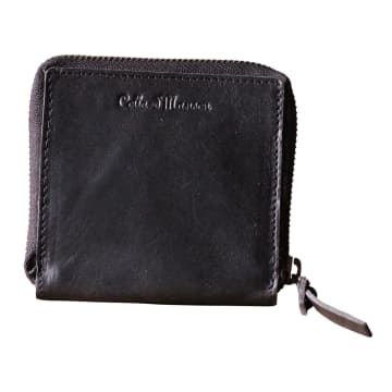 Collardmanson Black Square Wallet