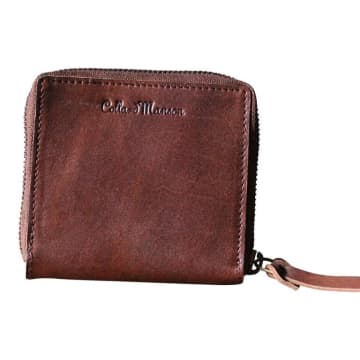 Collardmanson Brown Square Wallet