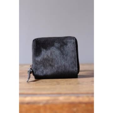 Collardmanson Square Hair Wallet In Black