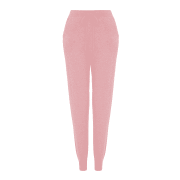 Les 100 Ciels Natalia Cashmere Joggers In Pink