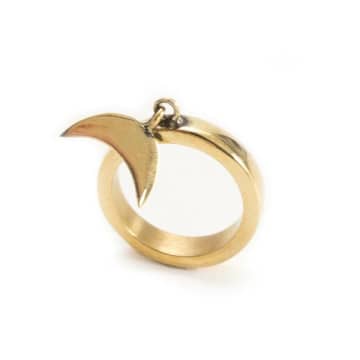 Artisans & Adventurers Large Crescent Charm Ring