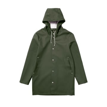 Stutterheim Green Womens Stockholm Raincoat