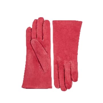 Hestra Scarlet Hairsheep Suede Glove In Red