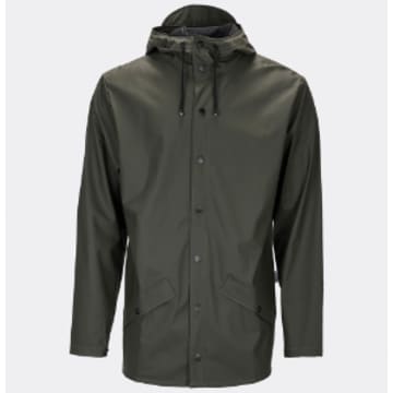 Rains Green Jacket