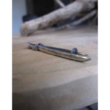 Shop Wdts Silver Sword Pin In Metallic