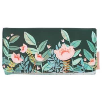 House Of Disaster Secret Garden Fox Wallet In Green