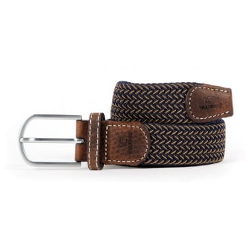 Billybelt Havana Elastic Braided Belt In Brown