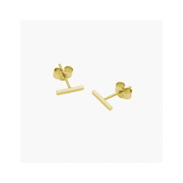 Myia Gold Bar Stud Earrings