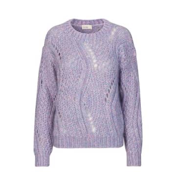 Levete Room Lilac Cable Knit In Purple