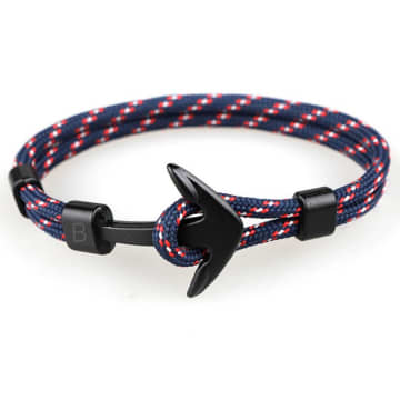 Bornisimo Sailor Nylon Red Navy Bracelet