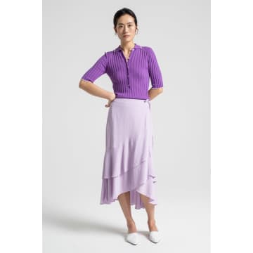 House Of Dagmar Robyn Skirt In Purple