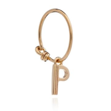 Rachel Jackson London Gold P This Is Me Hoop Earring