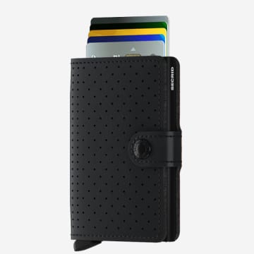 Secrid Mini Wallet With Card Protector Rfid In Black