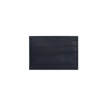 Vida Vida Leather Credit Card Holder In Blue