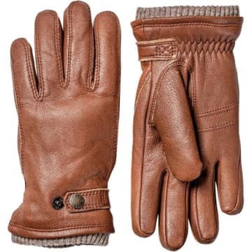 Hestra Chestnut Utsjo Elk Primaloft Gloves In Brown