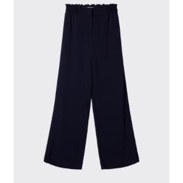 Minimum Navy Debitta Trousers In Blue