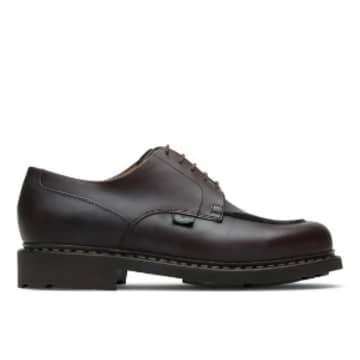 Paraboot Tex Marron Lis Cafe Chambord Shoes In Black