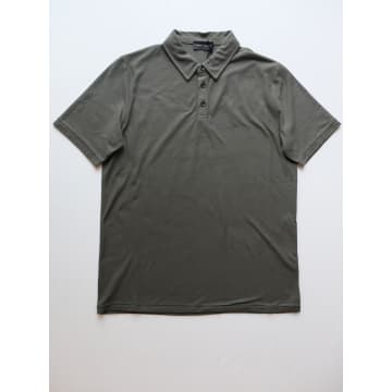 Roberto Collina Olive Green Short Sleeve Polo Shirt