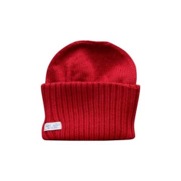 Saint James Barbaresque Wool Beanie Red