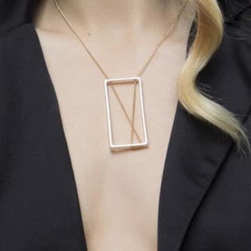 Tutti & Co Abstract Necklace In Metallic